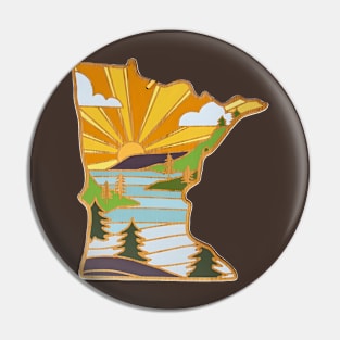 Minnesota State Flag Pin