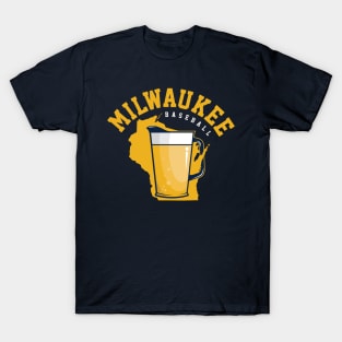 Beer Barrel Man Mascot-milwaukee Brewers Pint Glass-beer 