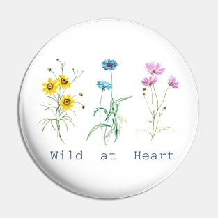 Wild at heart botanical flowers Pin