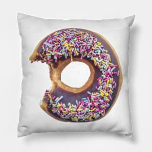 Bitten Donut Pillow