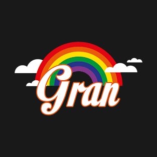 Rainbow mom tshirt gran T-Shirt