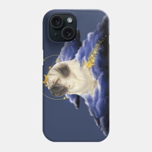 Starry night pug Phone Case