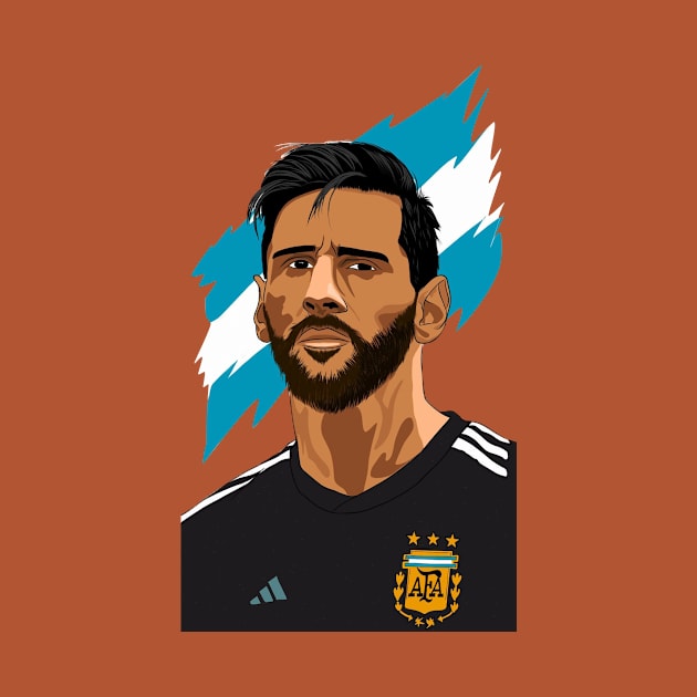 Messi AFA 3 stars by LustraOneOne