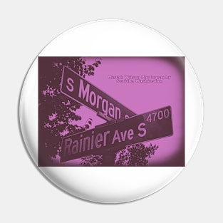 Morgan Street & Rainier Avenue South, Seattle, WA by Mistah Wilson (Issue143 Edition) Pin