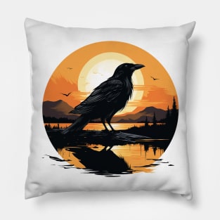 crow Pillow