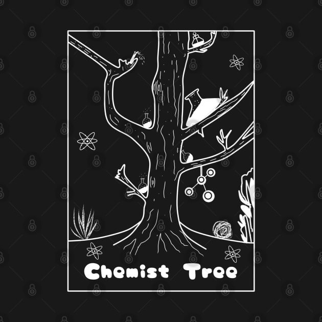 Chemist tree chemistry science by Nadey
