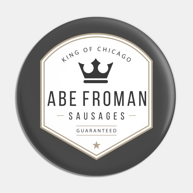 Abe Froman Sausages - modern vintage logo Pin by BodinStreet