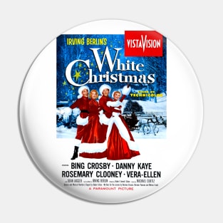 White Christmas Pin