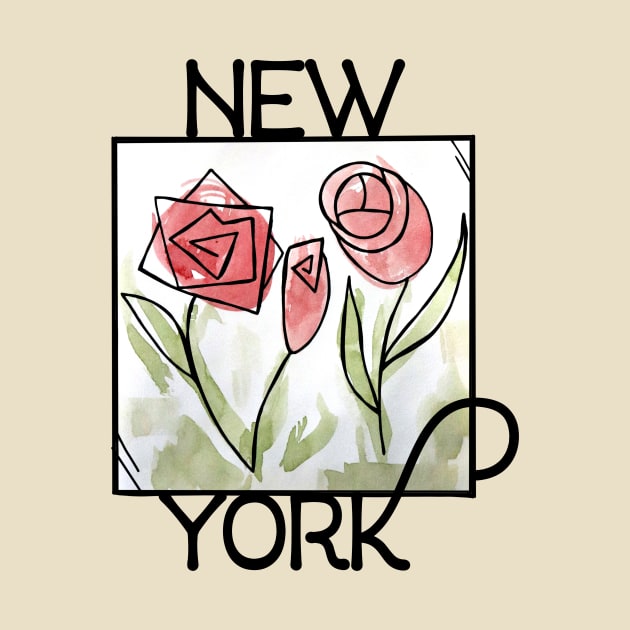 New York State Flower by bubbsnugg