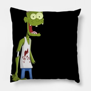 Happy Zombie Pillow