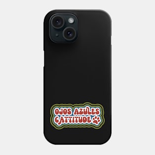 Ojos Azules Cattitude Phone Case