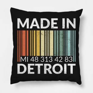 Made in Detroit Pillow
