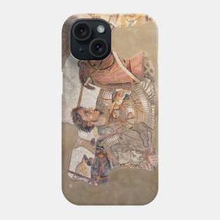 Alexander the Great mosaic Phone Case