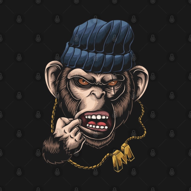 monkey gangster by TrendsCollection