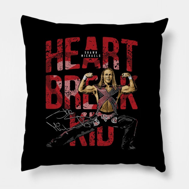 Shawn Michaels Heartbreak Kid Pillow by MunMun_Design