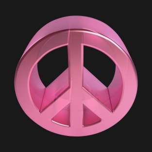 Peace - 3D - Satin T-Shirt