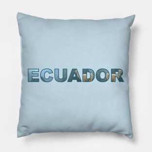 Love Ecuador Travel T-shirt with Llamas! Pillow