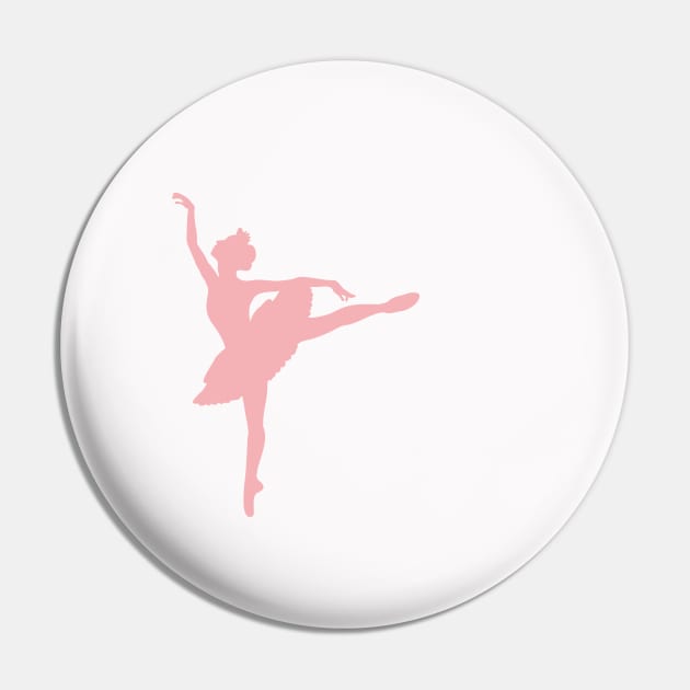 Pink Ballerina Pin by XOOXOO