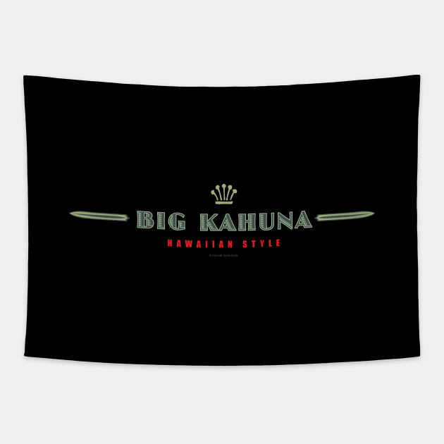 Big Kahuna Hawaiian Island Style Tapestry by PauHanaDesign