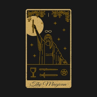 Tarot Card - The Magican - Occult Gothic Halloween T-Shirt