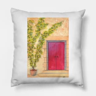 The Red Door Pillow