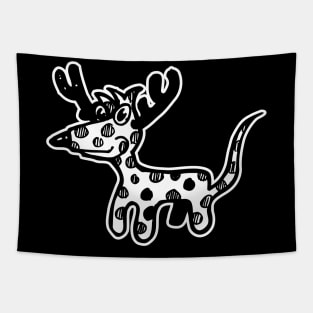 Deer Dog {DARK shirts} Tapestry