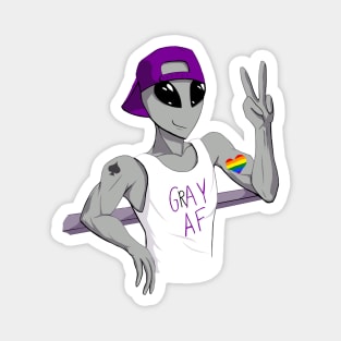 Gay Ace Alien Magnet