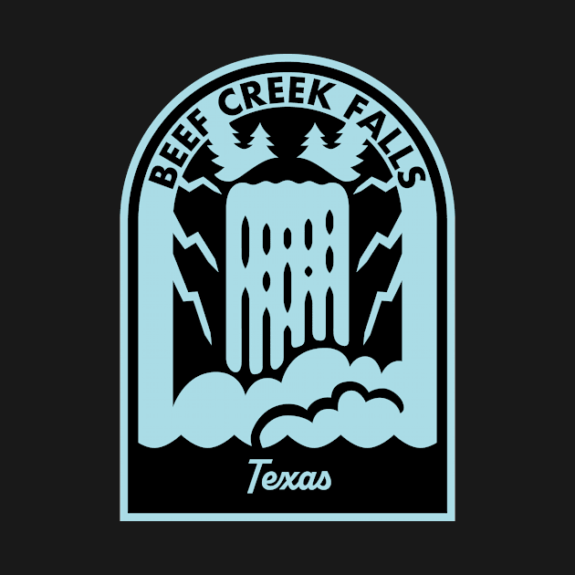 Beef Creek Falls Texas by HalpinDesign
