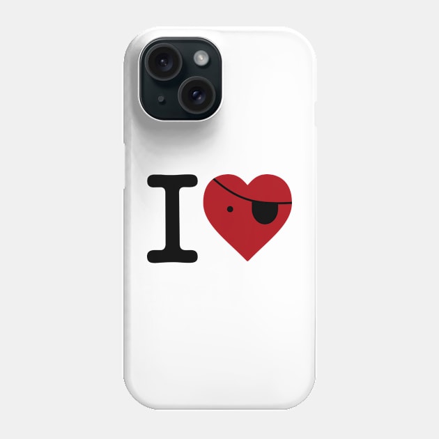 I love pirate love Phone Case by pfffufo