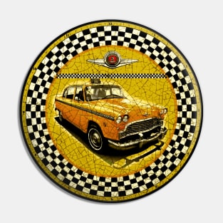 Checker Taxi Pin