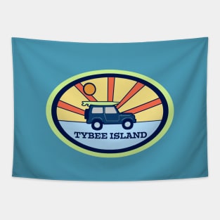 Tybee Island Beach Day Tapestry