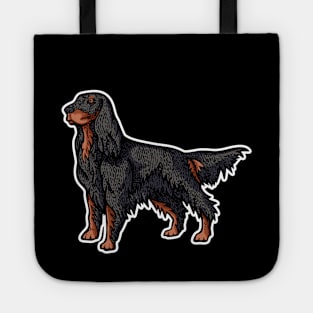 Gordon Setter Illustration Tote