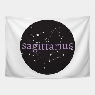 Saggitarius Zodiac Sign Circle Tapestry