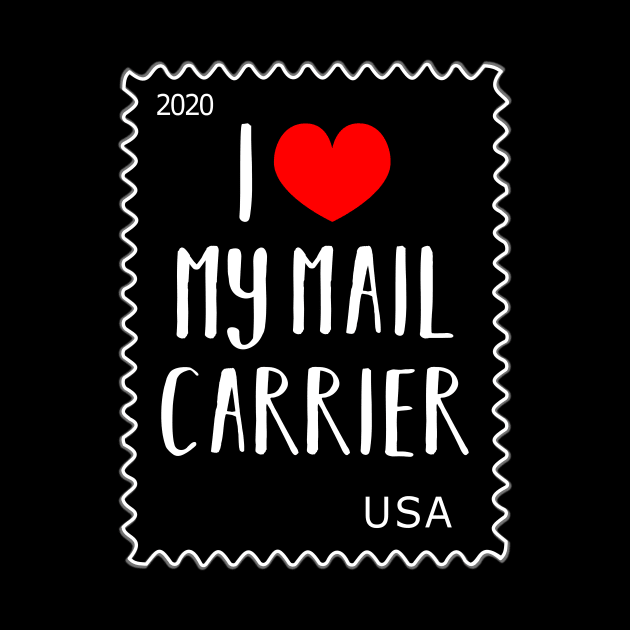 I Love Heart My Mail Carrier by MMROB