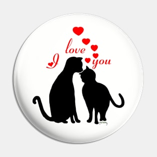 Cat lovers Pin