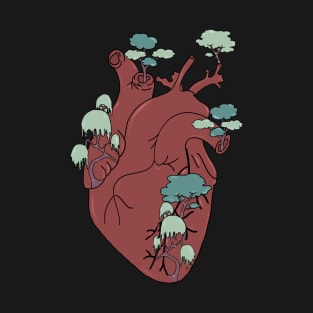 Anatomy heart art T-Shirt