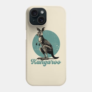 Retro Vintage Australian Kangaroo Phone Case