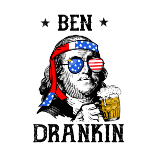 Ben Drankin funny 4th of july gift T-Shirt