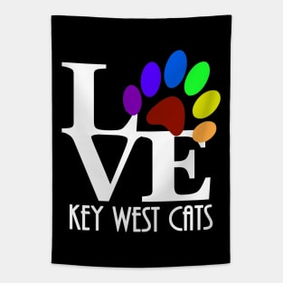 LOVE Key West Cats Tapestry