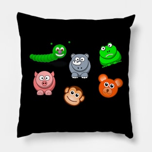 A fun mix of animals Pillow