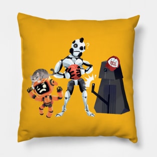 Three Robots Pillow