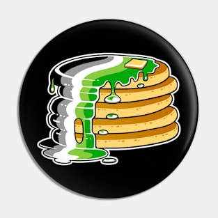 Aro Aromantic Pride Pancakes LGBT Pin