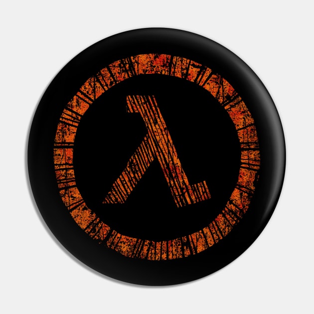 Half Life Lambda Pin by kg07_shirts