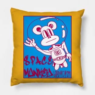 Space monkey Pillow