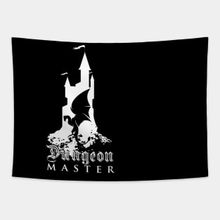 Dungeon Master - Castle & Dragon Print Tapestry