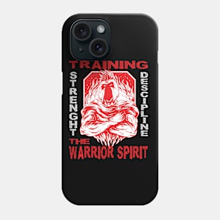 Workout Gym Fitness Physical Training The Warrior Spirit Weightlifting Bodybuilding Gift Phone Case