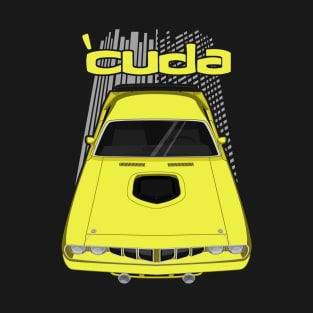 Plymouth Barracuda 1971 - Yellow T-Shirt