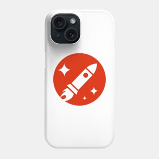 Red Rocket Symbol Phone Case