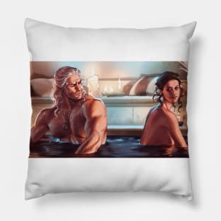 Geralt and Yennefer Pillow