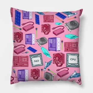 Futuristic Computer Based Pattern Pillow